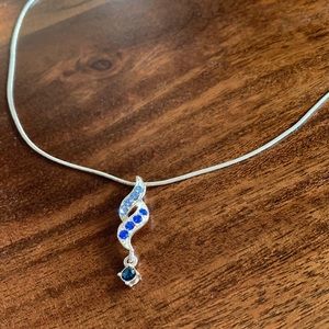 Silver Necklace with Pendant